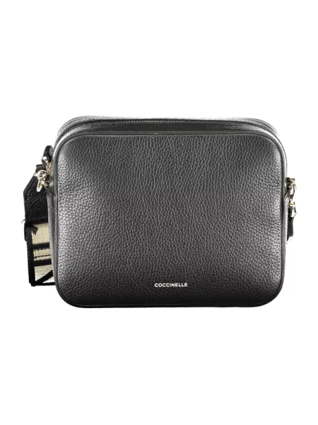 Torebka crossbody Coccinelle skórzana czarna