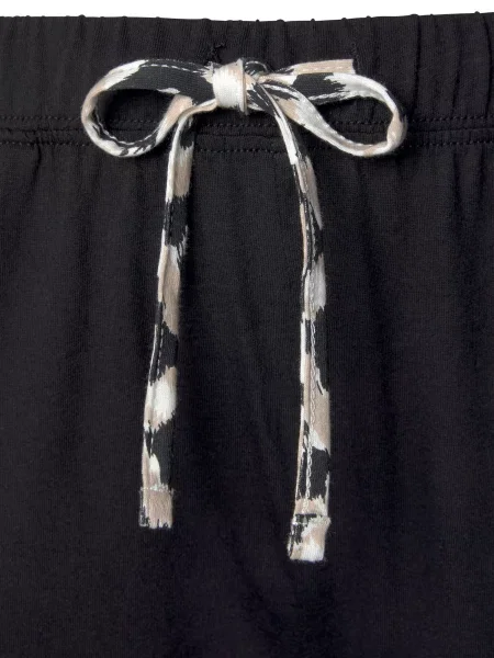LASCANA Pantaloni de pijama negru