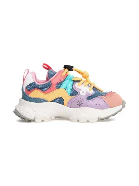 Sneakersy dziecięce Flower Mountain niebieskie