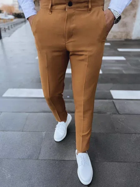 Pantaloni chino Dstreet alb