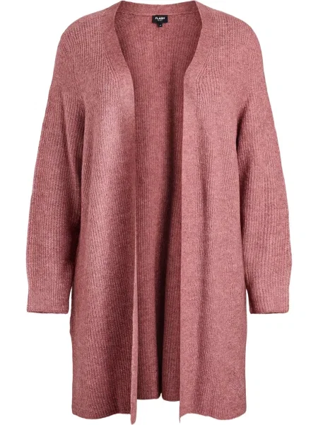 Zizzi Geacă tricotată FJul deschis roșu