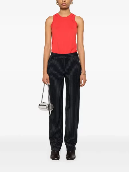 Pantaloni Stella Mccartney cu dungi albastru