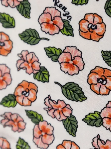 Legginsy dziecięce Kenzo białe