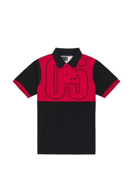 Scurt tricou polo Sp5der negru