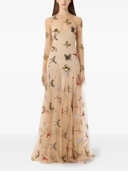 Rochie maxi Blumarine cu broderie