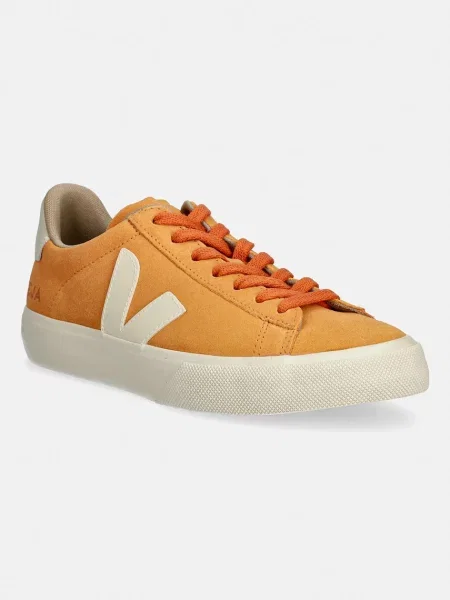 Semišové tenisky Veja CAMPO SUEDE oranžové