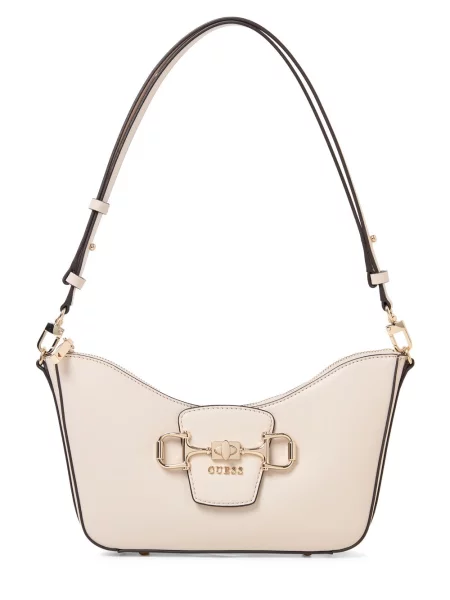 GUESS torba na ramię Janie Kobiety Sztuczna skóra ONE SIZE beżowy