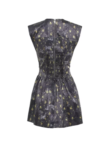 Rochie Ganni cu model floral cu imagine gri