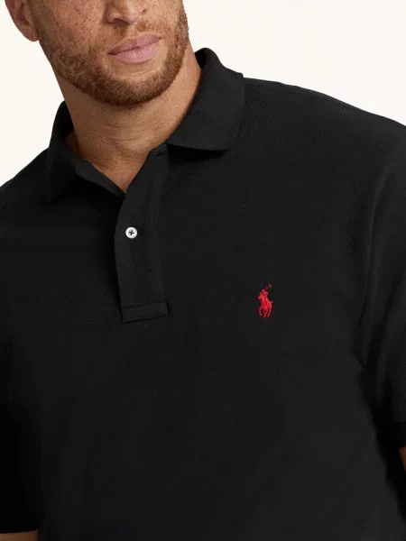 Polo Ralph Lauren Big & Tall Polokošile Z Piké černá