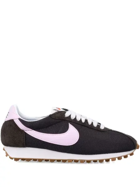 Iš natūralios odos retro stiliaus kelnės Nike apvaliu kaklu ruda