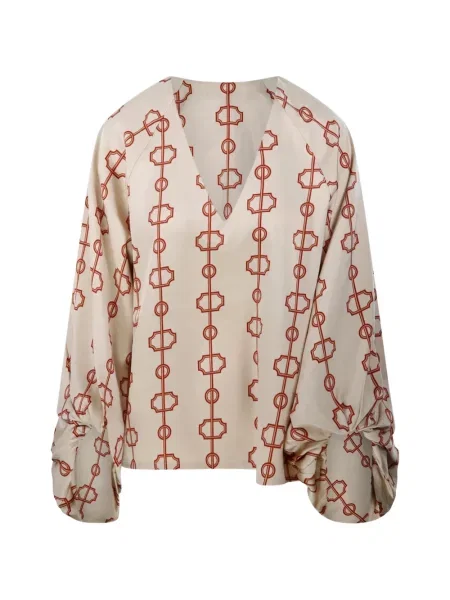 Bluză By Malene Birger cu imagine cu imprimeu geometric