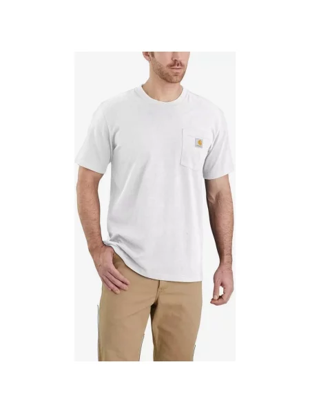 Koszulka Carhartt Pocket krótki rękaw czysty XS biały