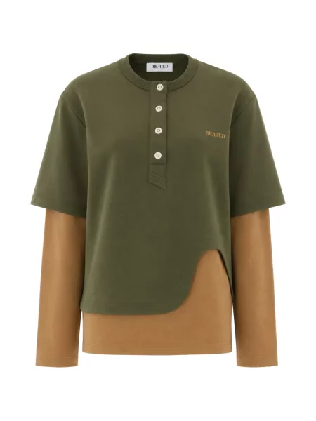 Pulover The Attico cu autograf verde