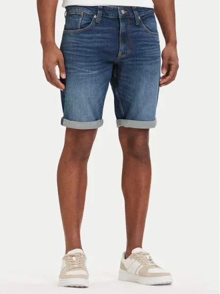 Tommy Jeans Jeans kratke hlače Ronnie Mornarsko modra