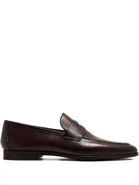 Pantofi loafer Magnanni din piele maro