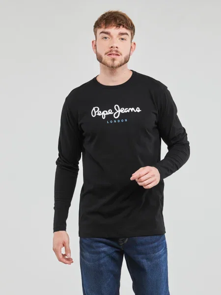Dlhé tričko Pepe Jeans čierna