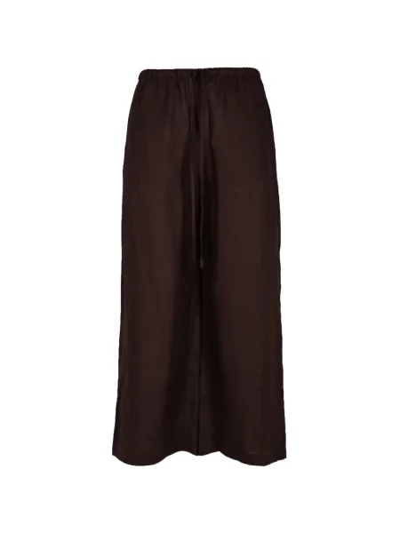 Pantaloni Staud cu cordon maro