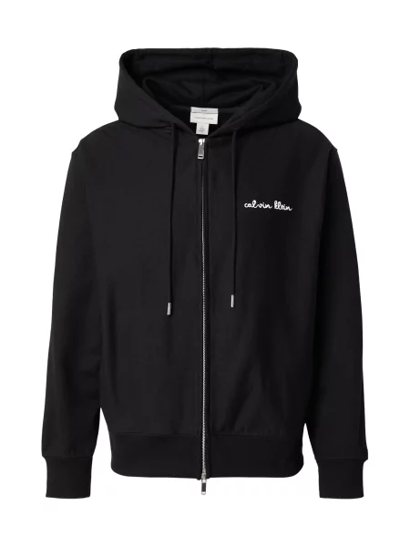 Calvin Klein Jeans Hanorac azur / negru alb