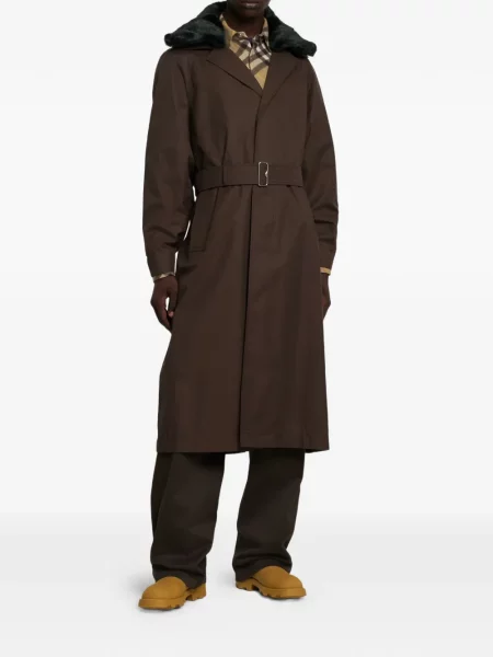 Palton Burberry maro