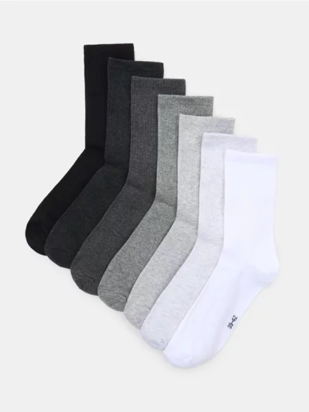 Sinsay Dlouhé ponožky OEKO-TEX 7 pack vícebarevná