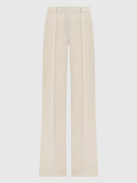 Штани кльош BOOTCUT з вовною Del Core білі