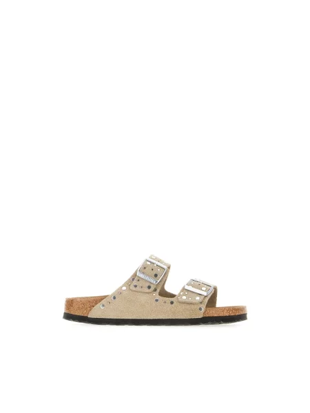 Trampki Birkenstock Arizona Rivets Suede Leather Taupe EUR 38 beżowe