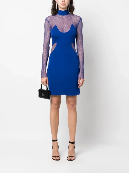 Tinklinė kostiumas mini mini suknelė Tom Ford mėlyna