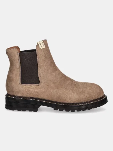 Visvim ghete din piele întoarsă GORNERGRAT MID-FOLK verde