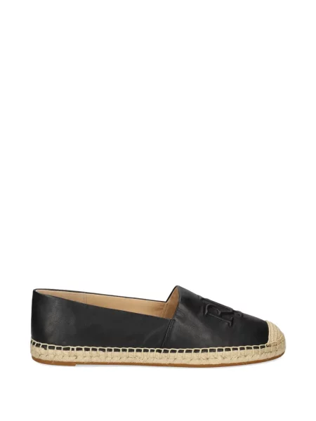 Espadrile Lauren Ralph Lauren cu broderie negru