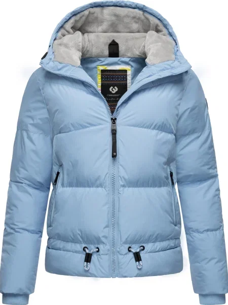 Ragwear Funkční bunda Briony modrá / světlemodrá / světle šedá