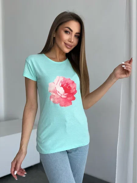 Футболка Issa Plus бирюзовый