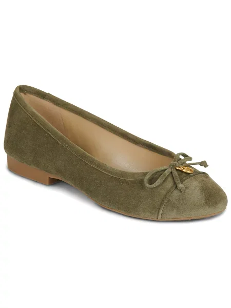 Michael Kors Balerini Piper | piele întoarsă verde