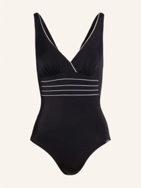 Charmline Strój Kąpielowy Modelujący Pure Lines schwarz biały