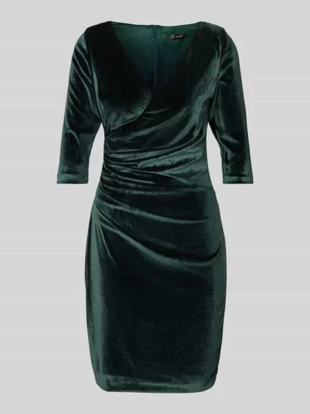 Sukienka koktajlowa o długości do kolan w stylu kopertowym Paradi