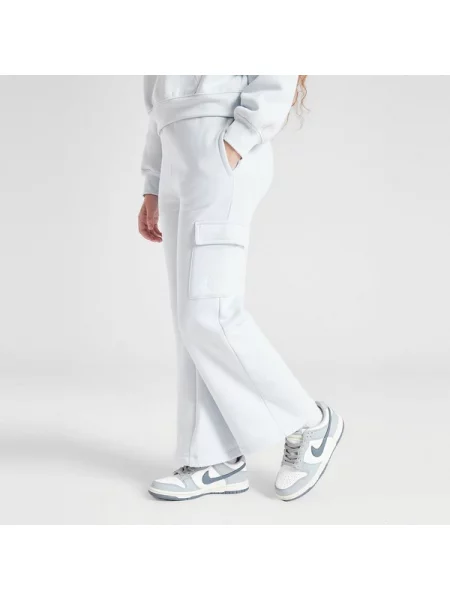 Jordan Spodnie Wide Flc Cargo Gry G niebieskie