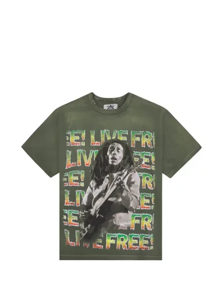 Tricou Barriers cu imagine verde