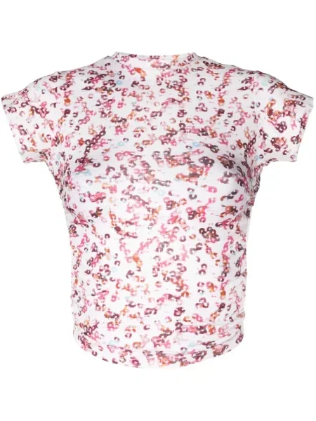 Koszulka Isabel Marant Etoile z nadrukiem w abstrakcyjne wzory