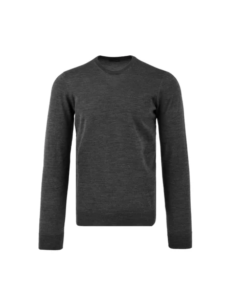Sweter Drumohr wełniany szary