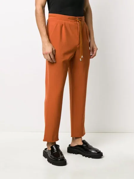 Cropp pantaloni Nanushka portocaliu
