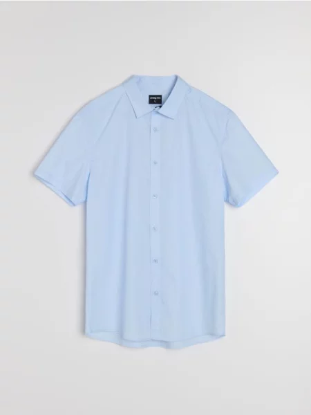 Sinsay Koszula z krótkim rękawem błękitny