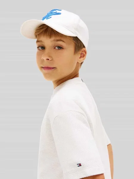 Męski t-shirt o kroju regular fit z czystej bawełny Tommy Hilfiger Teens