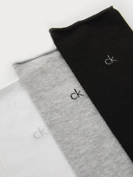 Calvin Klein Underwear Ponožky sivá / čierna biela