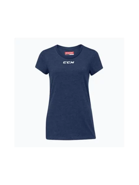 Футболка CCM Crew Neck SR navy темно-синя