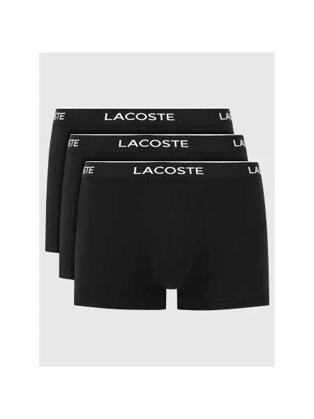Lacoste boxeralsó 3 db sötétkék férfi fekete