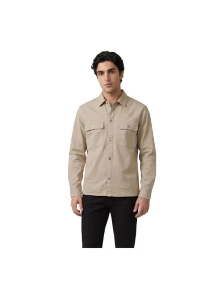 Koszula dżinsowa Calvin Klein Jeans beżowy