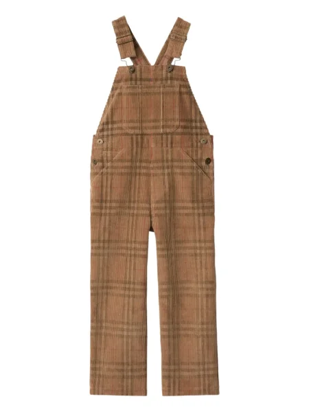 Spodnie dziecięce Burberry brązowe