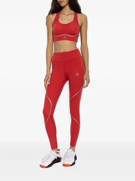 Клинове Adidas By Stella Mccartney с принт червено