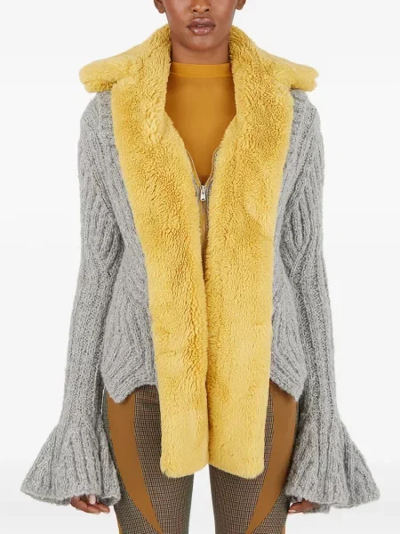 Kardigan Kiko Kostadinov dzwony szary