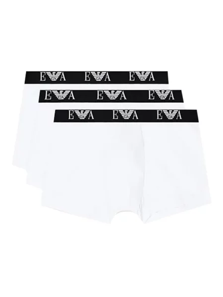 Boxeri Emporio Armani alb