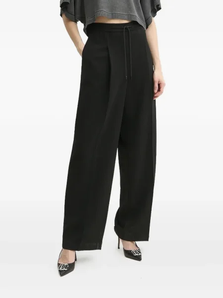 Kožené mini mini šaty Michael Michael Kors na ramínka bílé